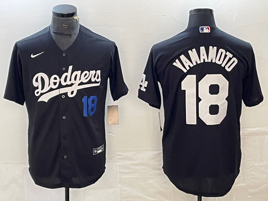 Men/Women/Youth Los Angeles Dodgers Yoshinobu Yamamoto #18 baseball Jerseys
