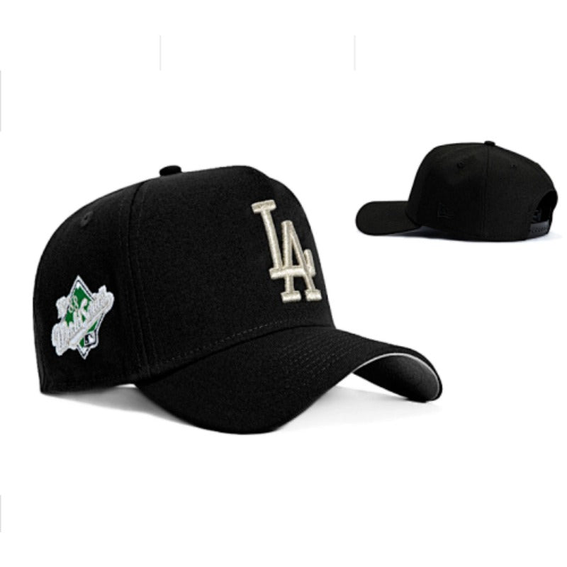 Vintage LA Stitched Baseball Cap - Premium 3D Embroidered Retro Snapback & Fitted (38 Styles)