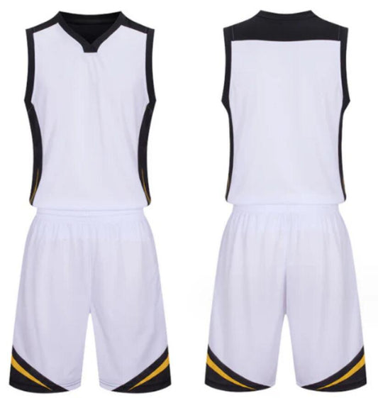 men/women/kids Blank white custom uniform top