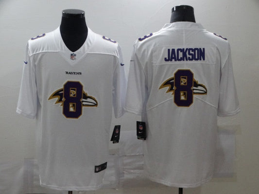 Adult Baltimore Ravens Lamar Jackson NO.8 Football Jerseys
