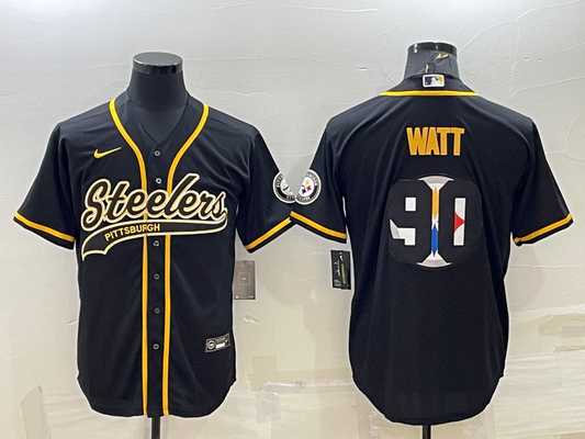 Adult Pittsburgh Steelers T. J. Watt NO.90 Football Jerseys