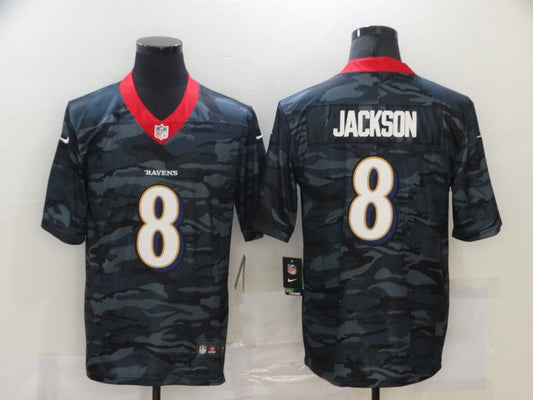 Adult Baltimore Ravens Lamar Jackson NO.8 Football Jerseys