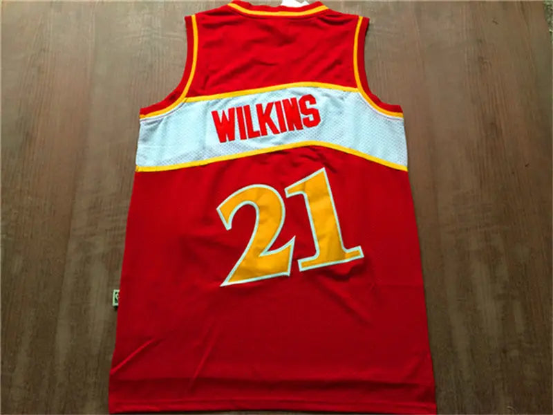 Atlanta Hawks Dominique Wilkins NO.21 Basketball Jersey