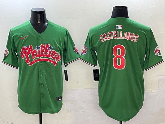 Men/Women/Youth Philadelphia Phillies Nick Castellanos  #8 baseball Jerseys