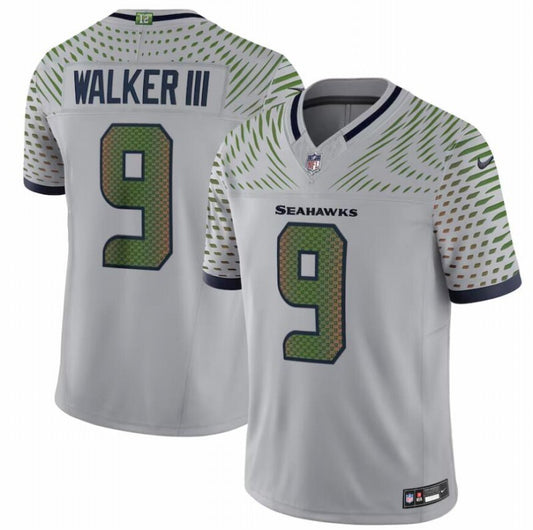 2025 New Season Adult Seattle Seahawks Kenneth Walker III NO.9 Football Jerseys