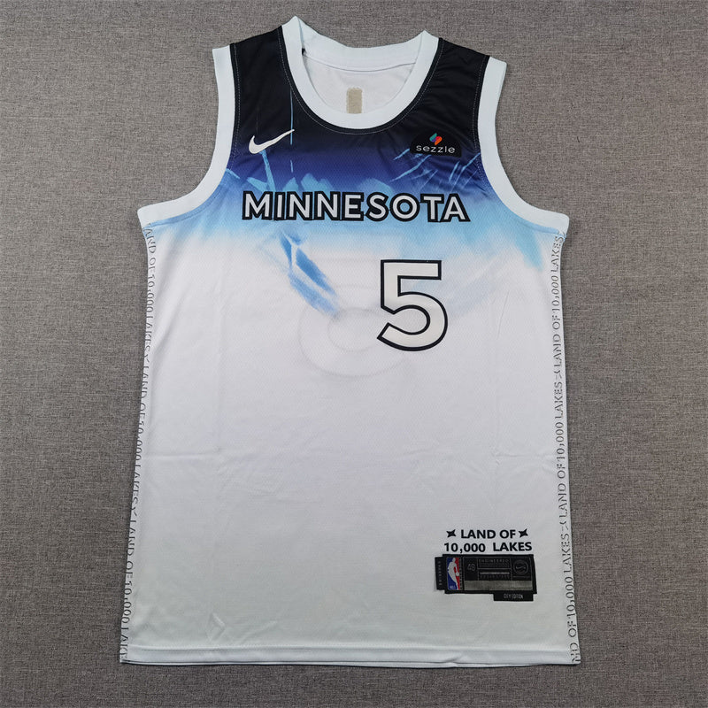 Minnesota Timberwolves Anthony Edwards swingman basketball jerseys S-2XL new version
