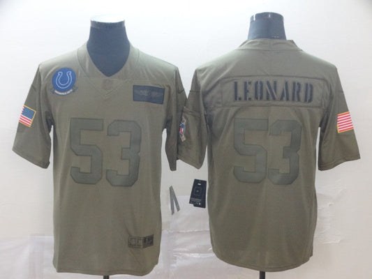 Adult Indianapolis Colts  Darius Leonard NO.53 Football Jerseys