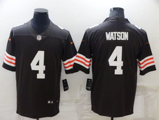 Adult Cleveland Browns DESHAUN WATSON NO.4 Football Jerseys