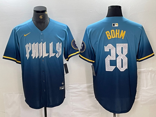 Men/Women/Youth Philadelphia Phillies Alec Bohm #28 baseball Jerseys