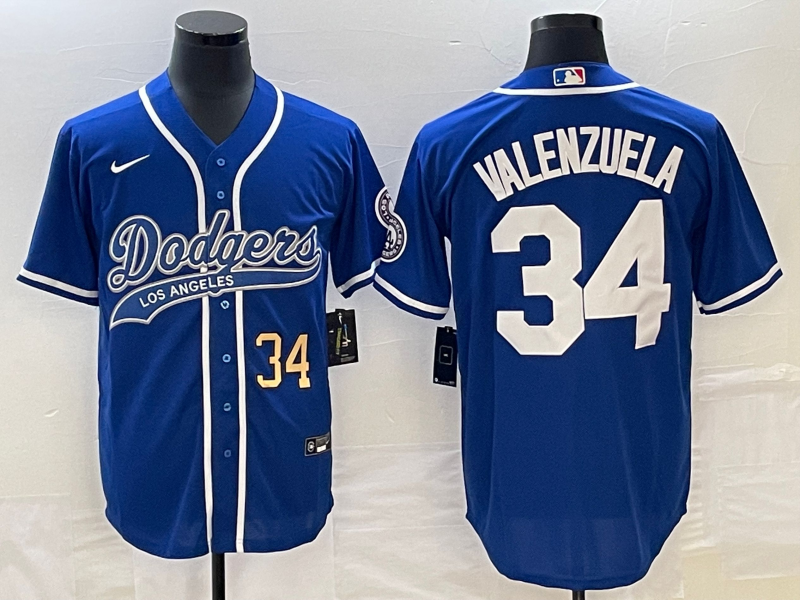 Men/Women/Youth Los Angeles Dodgers Fernando Valenzuela #34 baseball Jerseys