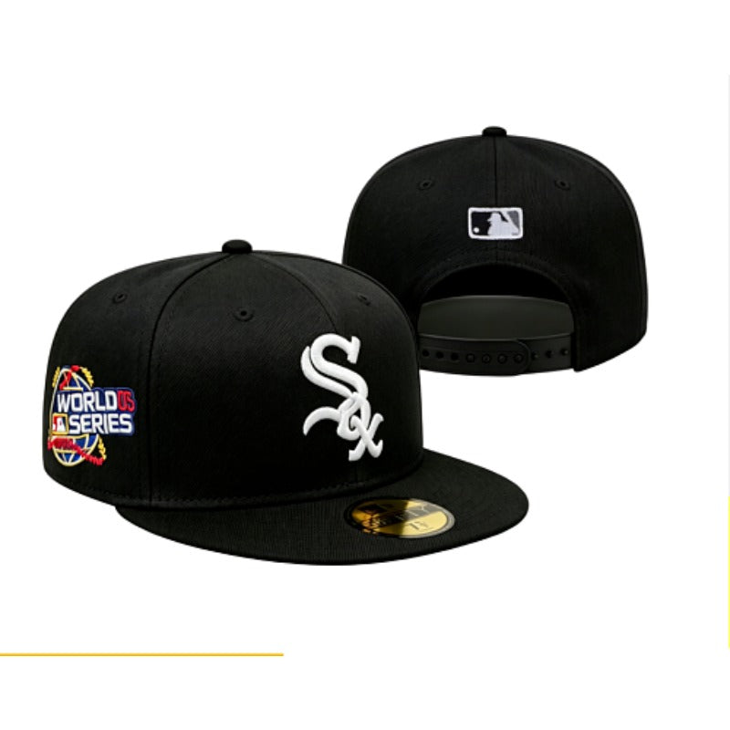 Chicago Retro Black & White Baseball Cap | Vintage Southside Game Day Hats