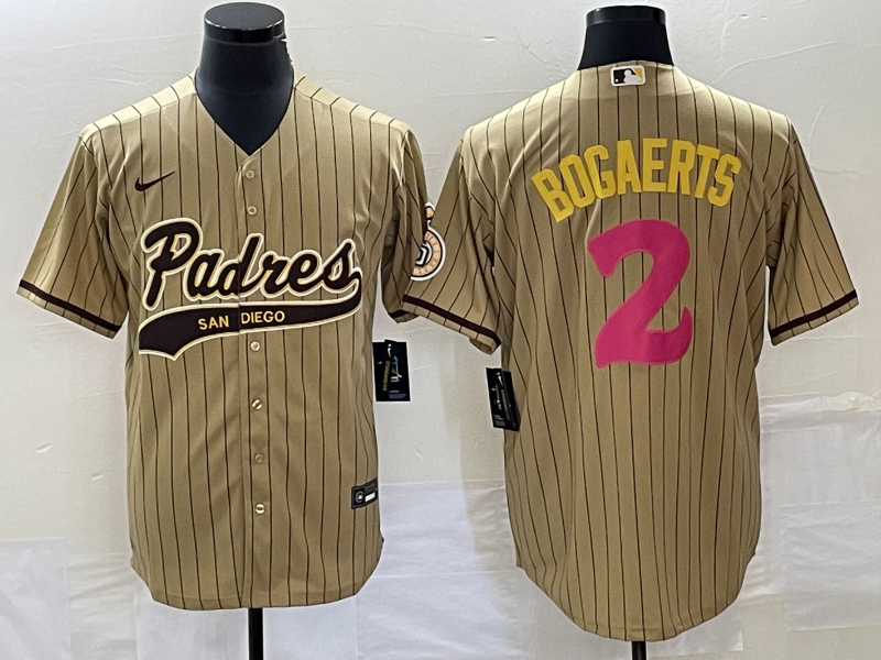 Men/Women/Youth San Diego Padres Xander Bogaerts  #2 baseball Jerseys