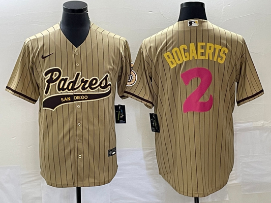 Men/Women/Youth San Diego Padres Xander Bogaerts  #2 baseball Jerseys