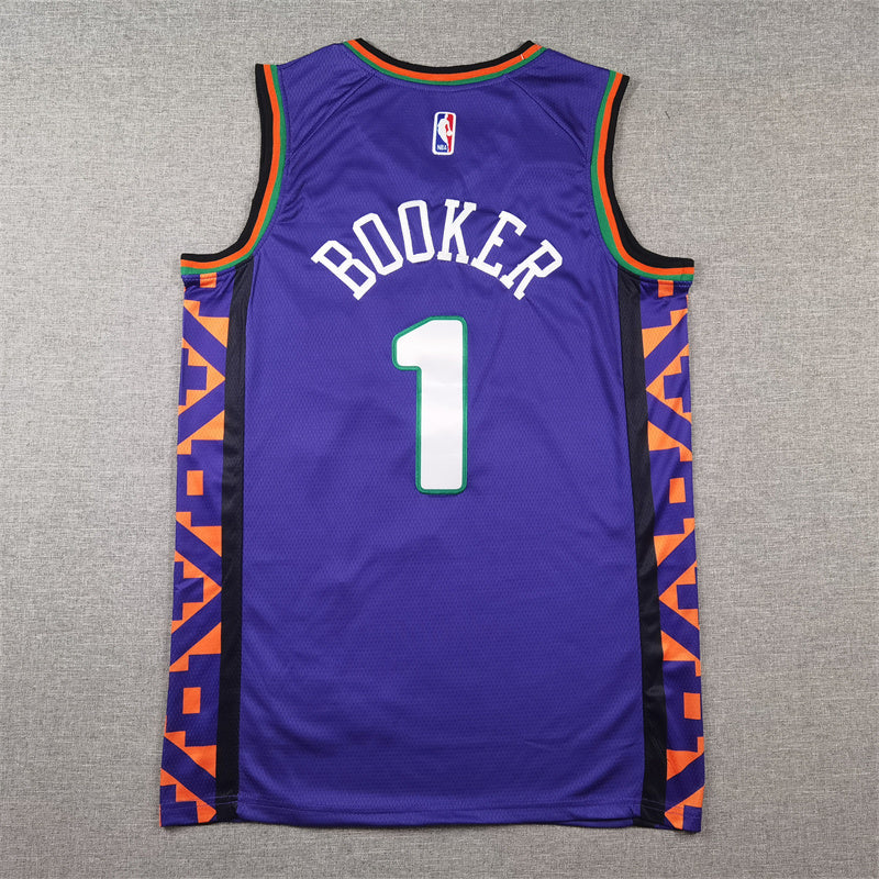 Phoenix Suns Devin Booker NO.1 Basketball Jersey 2025 city version