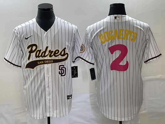 Men/Women/Youth San Diego Padres Xander Bogaerts  #2 baseball Jerseys