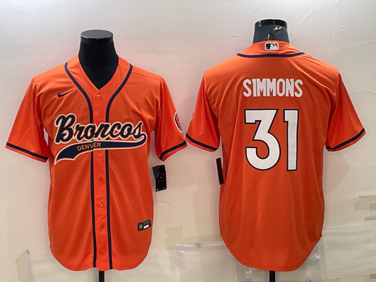 Adult Denver Broncos Justin Simmons NO.31 Football Jerseys