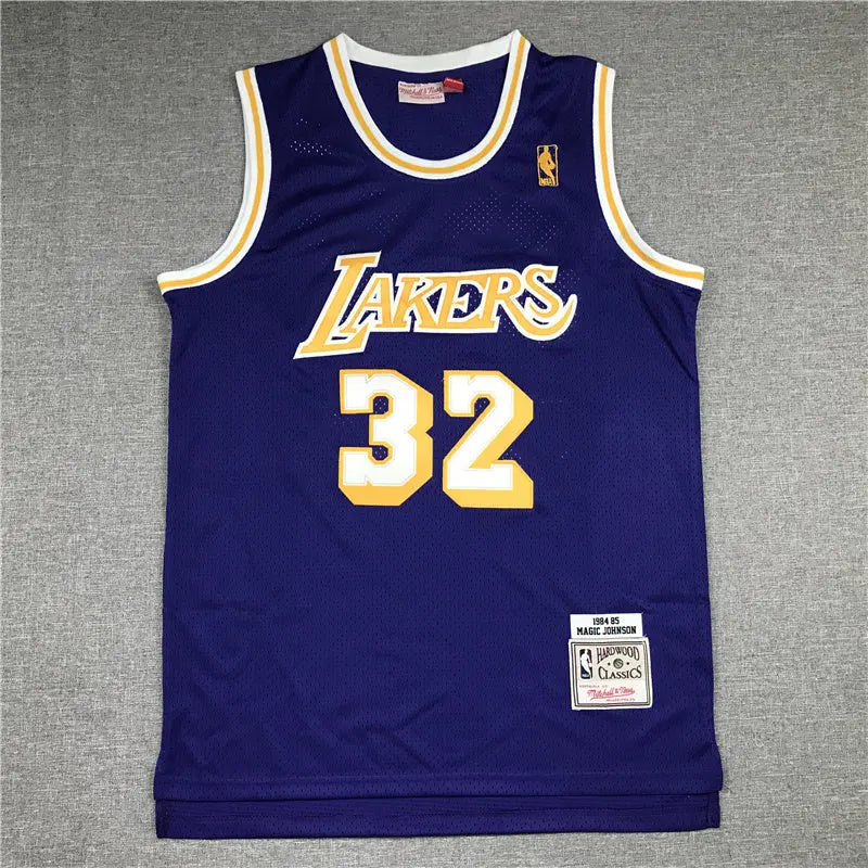 Los Angeles Lakers Earvin Johnson NO.32 Basketball Jersey