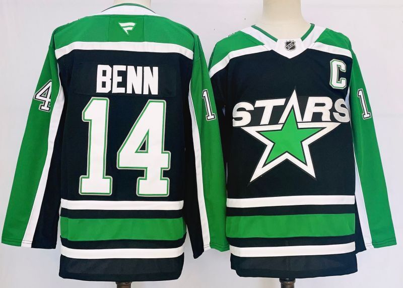 Men's Dallas Stars Jamie Benn #14 Fanatics Black Player Jersey