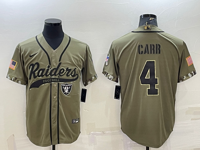 Adult ‎Oakland Raiders Derek Carr NO.4 Football Jerseys