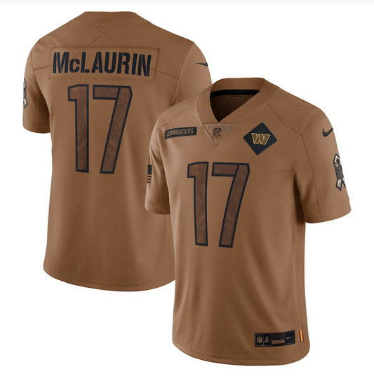 men/women/kids #17 Washington Commanders Terry McLaurin 2023 Salute To Service Jersey