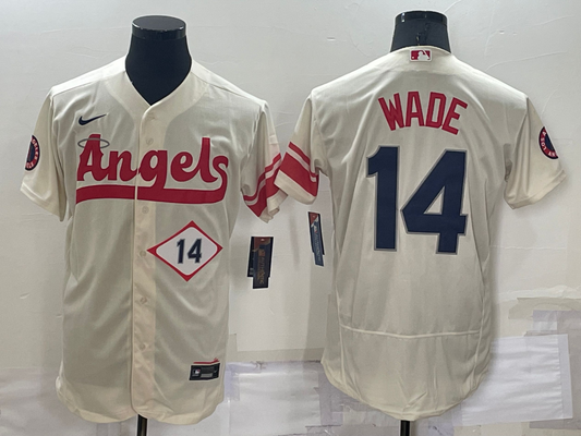 Men/Women/Youth Los Angeles Angels Tyler Wade  #14 baseball Jerseys