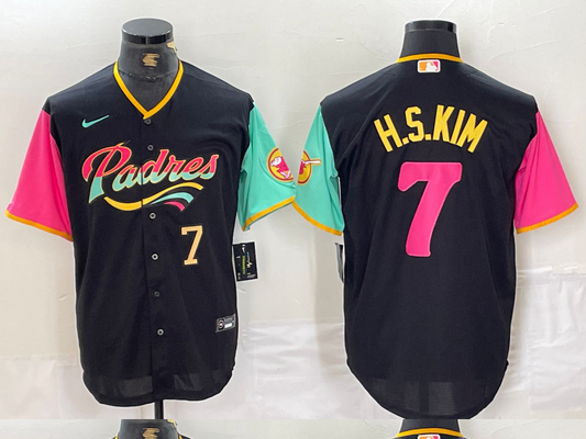 Men/Women/Youth San Diego Padres Ha-seong Kim #7 baseball Jerseys