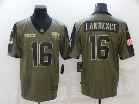 Adult Jacksonville Jaguars Trevor Lawrence NO.16 Football Jerseys