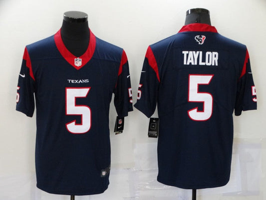 Adult Houston Texans Tyrod Taylor NO.5 Football Jerseys