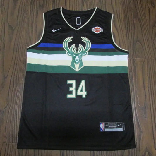 Milwaukee Bucks Giannis Antetokounmpo NO.34 Basketball Jersey