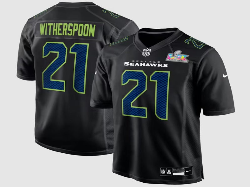 Super Bowl  Adult Seattle Seahawks Devon Witherspoon NO.21 Football Jerseys