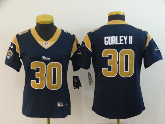 Women's Los Angeles Rams Todd Gurley NO.30 Football Jerseys