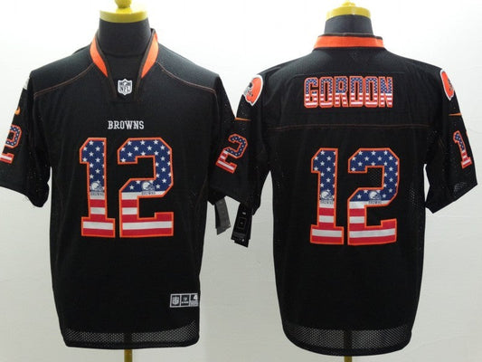 Adult Cleveland Browns Josh Gordon NO.12 Football Jerseys