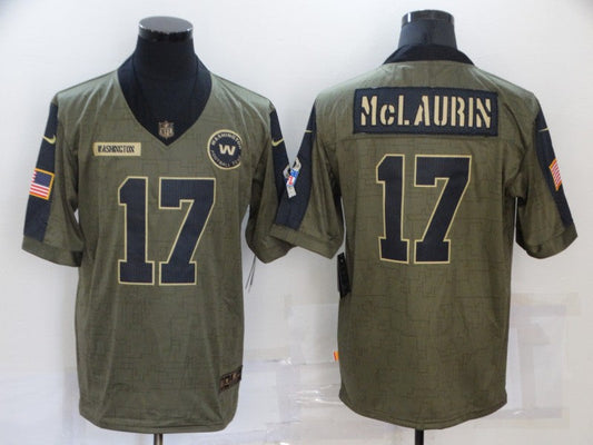 Adult Washington Redskins Terry McLaurin NO.17 Football Jerseys