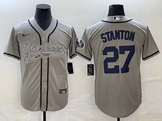 Men/Women/Youth New York Yankees Giancarlo Stanton NO.27 baseball Jerseys