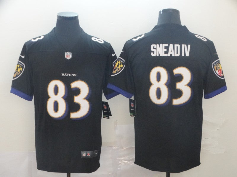 Adult  Baltimore Ravens Willie Snead IV NO.83 Football Jerseys