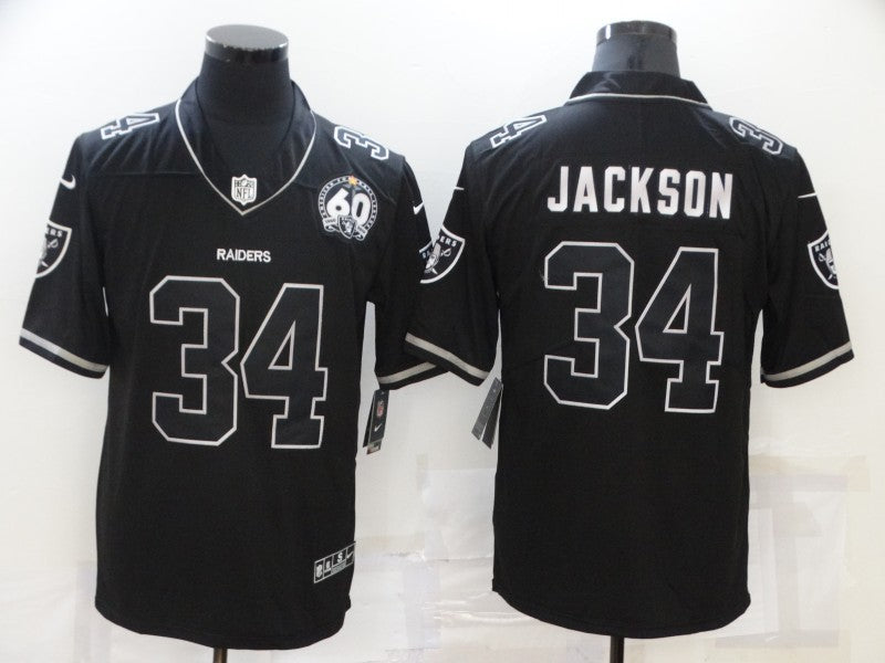 Adult ‎Oakland Raiders Bo Jackson NO.34 Football Jerseys