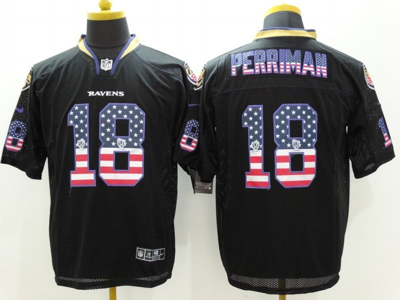 Adult  Baltimore Ravens Breshad Perriman NO.18 Football Jerseys