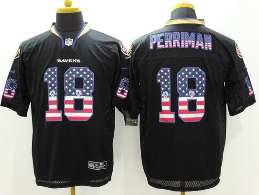 Adult  Baltimore Ravens Breshad Perriman NO.18 Football Jerseys