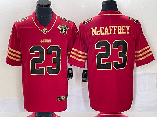 New arrival Adult San Francisco 49ers Christian McCaffrey NO.23 Football Jerseys