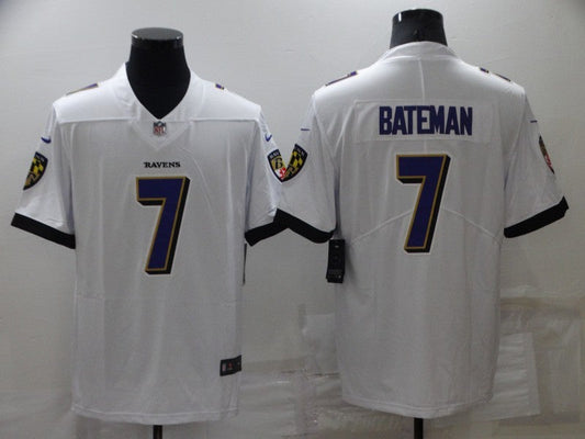 Adult  Baltimore Ravens Rashod Bateman NO.7 Football Jerseys