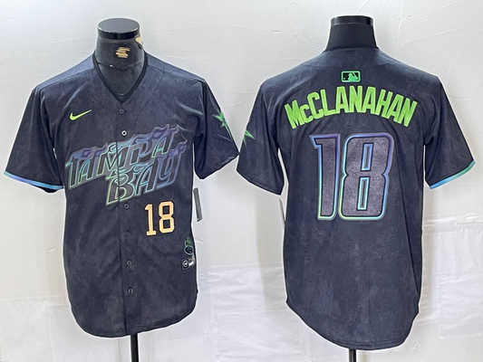 Men/Women/Youth Tampa Bay Rays Shane McClanahan  NO.18 baseball Jerseys