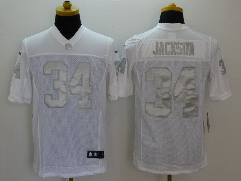 Adult ‎Oakland Raiders Bo Jackson NO.34 Football Jerseys