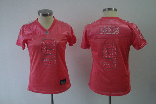 Women's New Orleans Saints Drew Brees NO.9 Football Jerseys