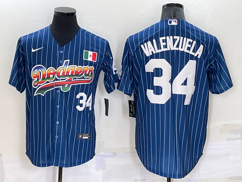Men/Women/Youth Los Angeles Dodgers Fernando Valenzuela #34 baseball Jerseys
