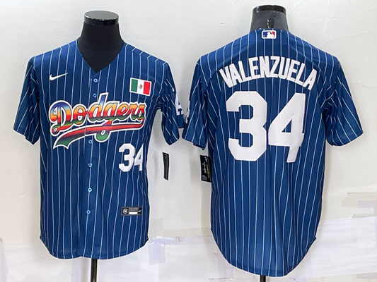 Men/Women/Youth Los Angeles Dodgers Fernando Valenzuela #34 baseball Jerseys
