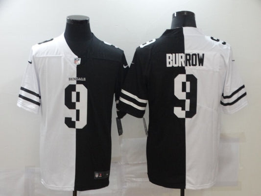 Cincinnati Bengals Joe Burrow NO.9 Salute To Service Football Jerseys