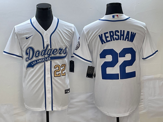 Men/Women/Youth Los Angeles Dodgers Clayton Kershaw #22 baseball Jerseys