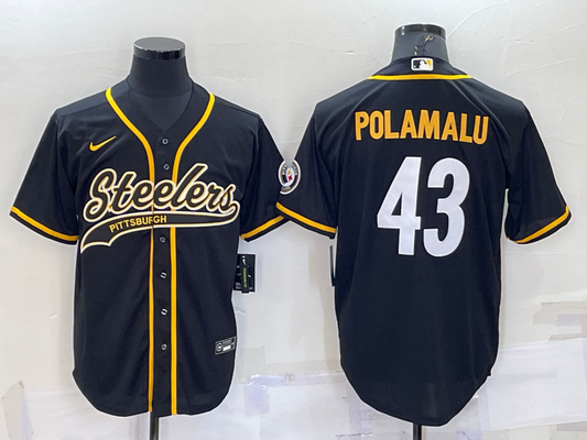 Adult Pittsburgh Steelers Troy Polamalu NO.43 Football Jerseys