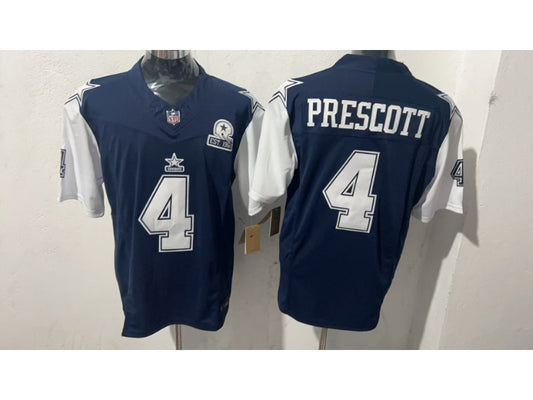 Adult Dallas Cowboys Dak Prescott No.4 Football Jerseys