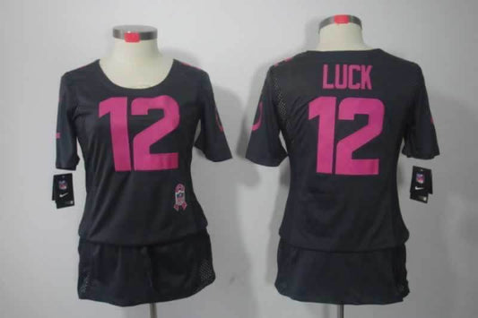 Women Indianapolis Colts Andrew Luck NO.12 Football Jerseys